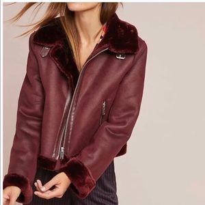 Anthropologie Aviator Jacket